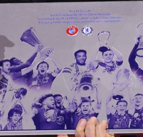 เชลซีรับรางวัลพิเศษจากยูฟ่า หลังคว้าแชมป์ครบทุกถ้วยยุโรป